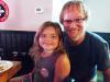 Riley (9) is so proud to hear her grandpa Randy Jamz perform at Bourbon St.; he says she's a great roadie too!